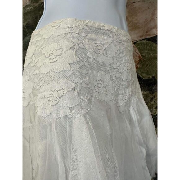 Free People Fairy Chiffon Mini Skirt Size M - Picture 4 of 5